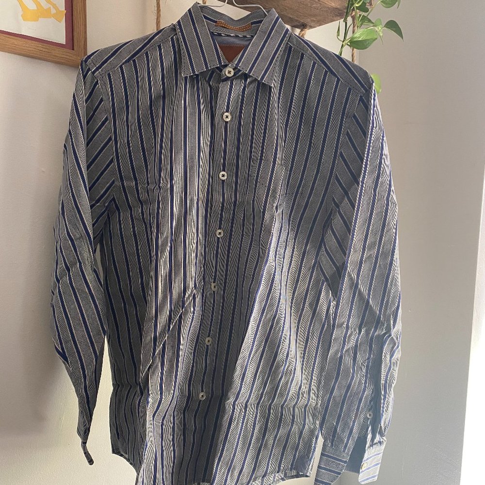 NEW Men's Tommy Bahama l/s striped button down shirt